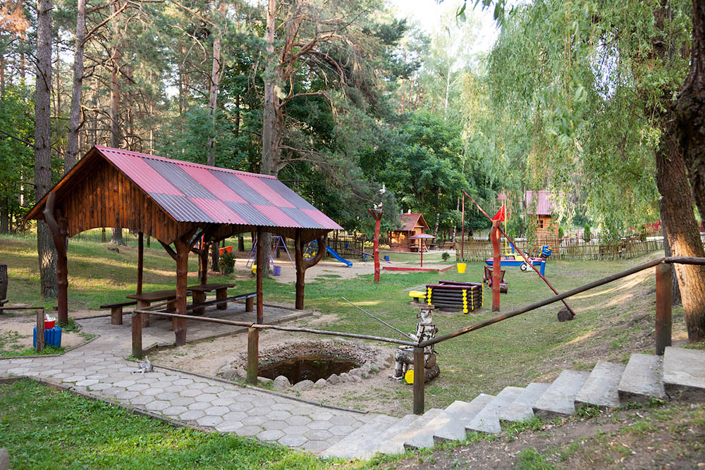 Детская площадка в санатории Поречье, Гродненская область, Беларусь