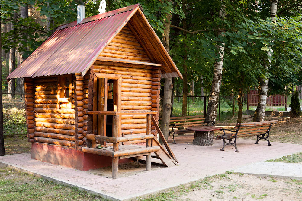 Детская площадка в санатории Поречье, Гродненская область, Беларусь
